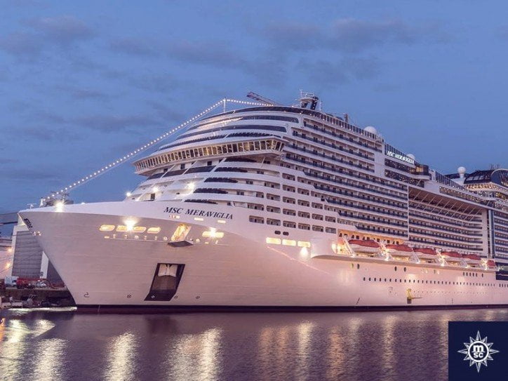 10 Biggest Cruise Ships in 2021- MSC Meraviglia Daily Logistics