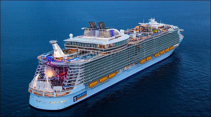 10 Biggest Cruise Ships in 2021- Symphony of the Seas Daily Logistics